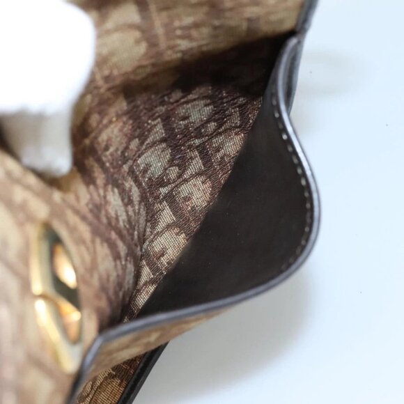 Christian Dior Trotter Canvas Shoulder Bag Brown Auth 105487 - Picture 14 of 16